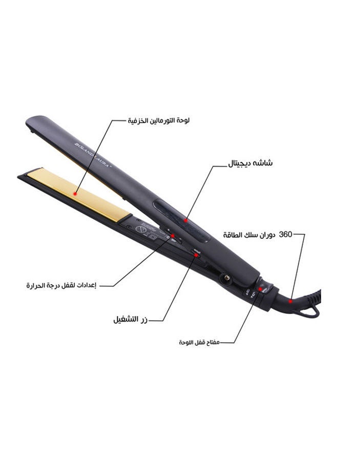 BOLAND LAURA Delicate Hair Straightener With Ceramic Surface Black 37cm  - Image 2