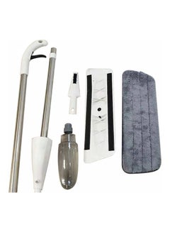 AIWANTO Water Refillable Spraying Cleaner Dust Mop White/Grey 64cm  - Image 2