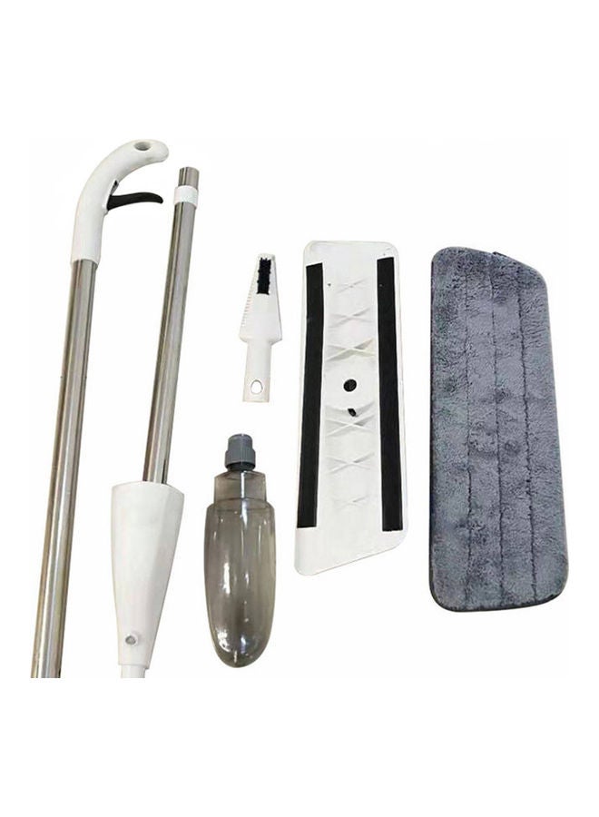 AIWANTO Water Refillable Spraying Cleaner Dust Mop White/Grey 64cm  - Image 2