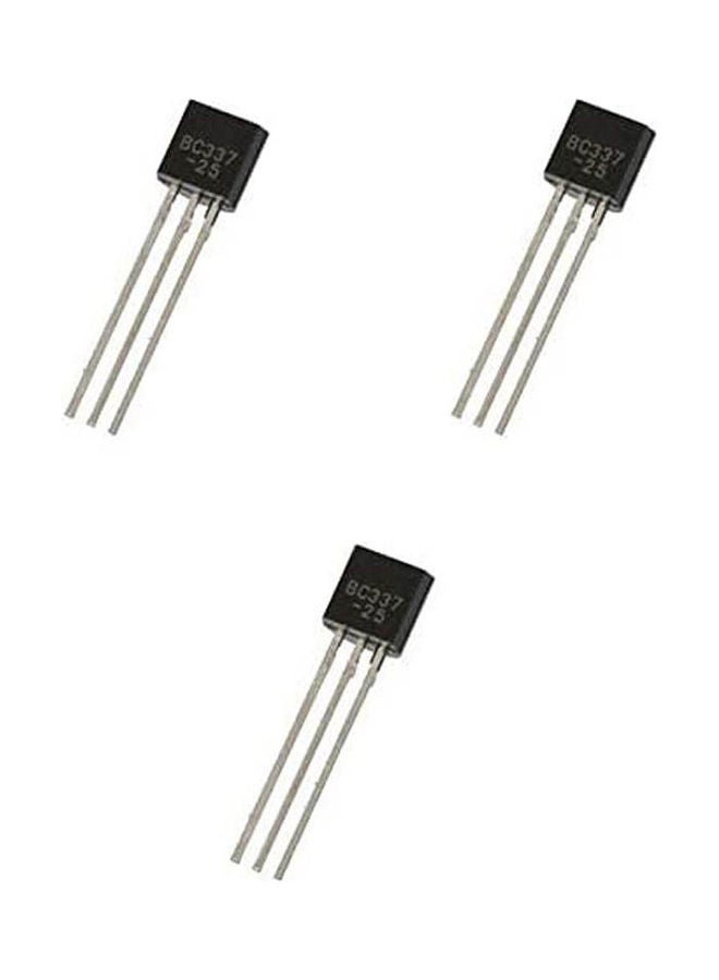 3 Pcs Bc337 Npn 45V, 0.800A, Suitable For Af-Driver Stages, General Purpose Transistor Black 15.9 x 9 x 3.3cm