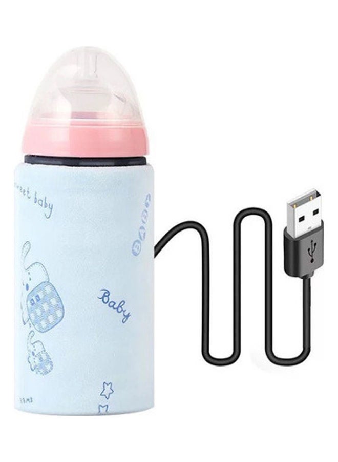 USB Baby Milk Bottle Warmer Infant Feeding Heater-blue - Image 1