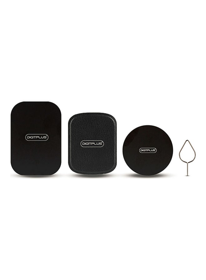 Digitplus - Pack Of 3 Magnetic Air Vent  Mount holder For Smartphones Black - Image 1