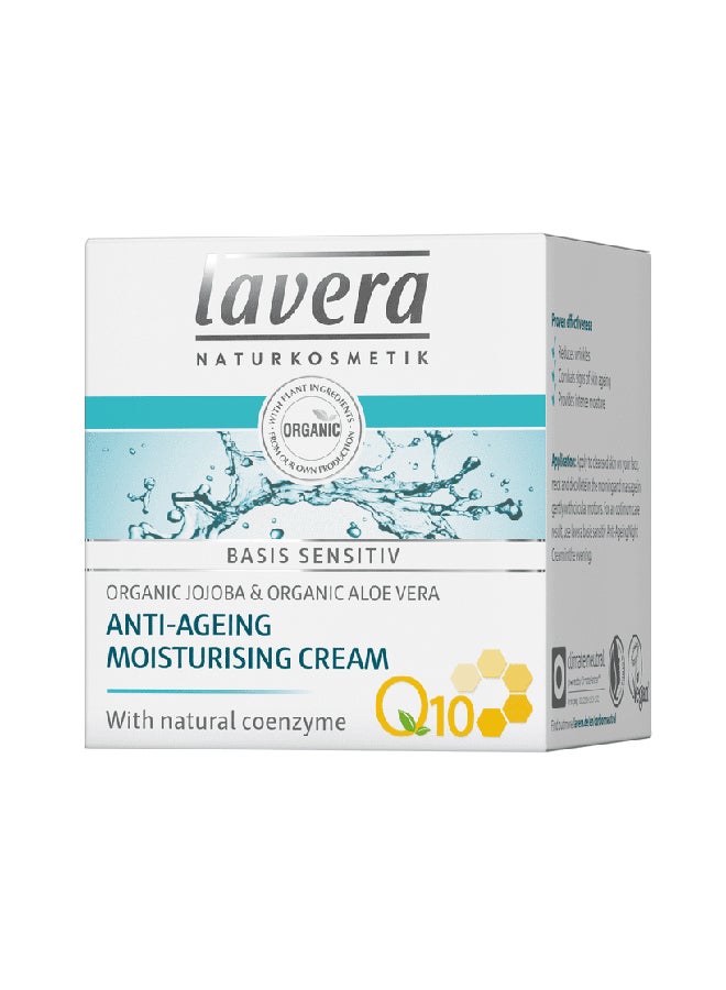 lavera - Basis Sensitiv Anti-Ageing Moisturising Cream 50ml - Image 1