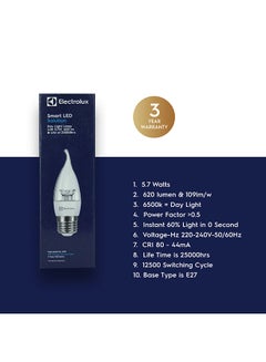 Electrolux LED Bulb White 5.7Watt  - Image 3
