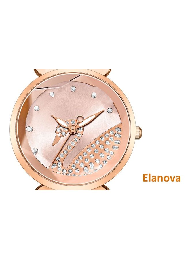 Elanova Women's Stainless Steel Analog Watch EL60RR - Image 2