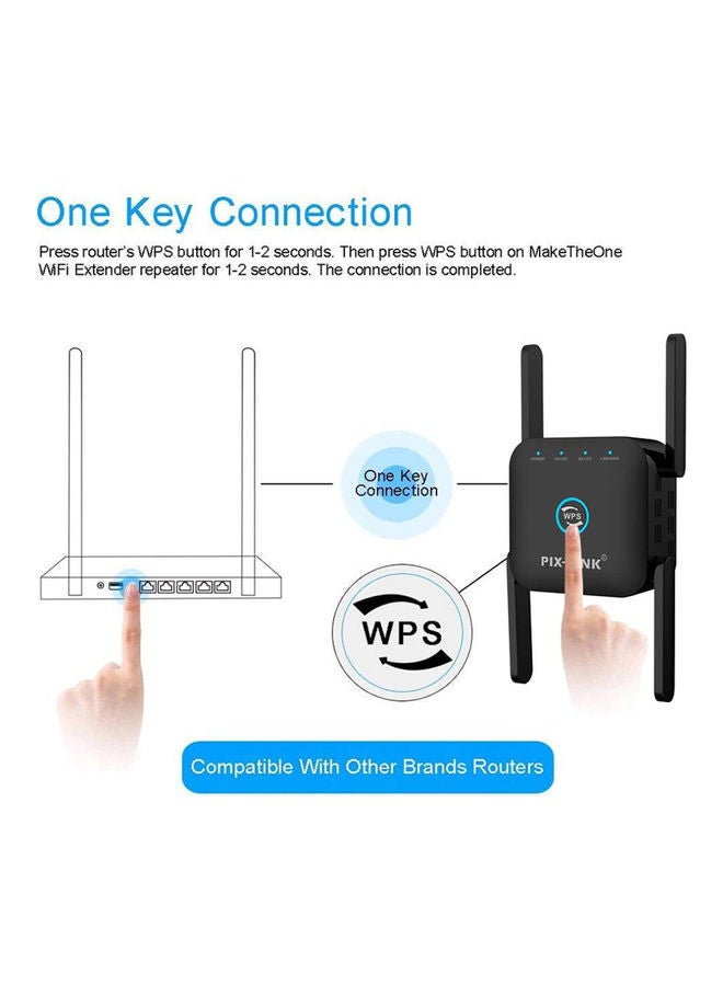 عربست مضخم صوت واي فاي 5G باللون الأسود أسود  - Image 5