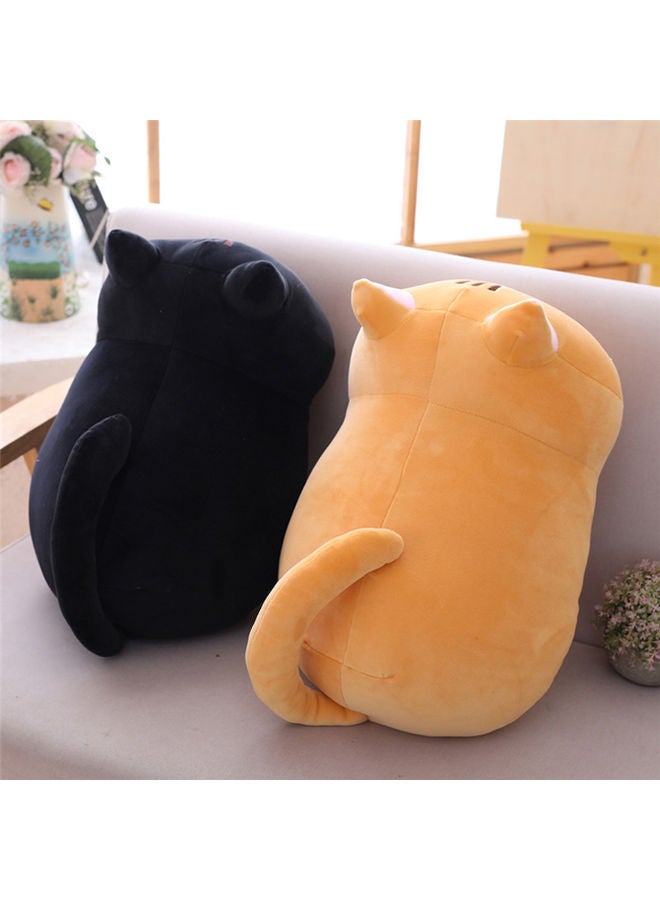 Cute Cat Shaped Soft Plush Hugging Sofa Pillow cotton Grey 35.00x4.00x15.00cm - Image 5