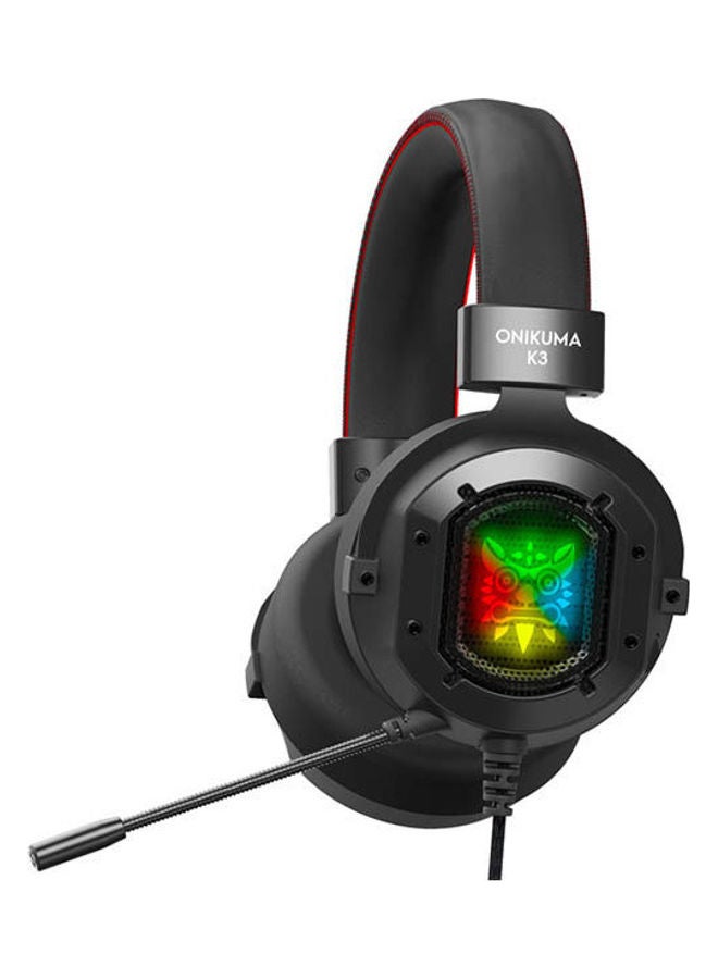 onikuma K3 Gameing Headphone Black - Image 1