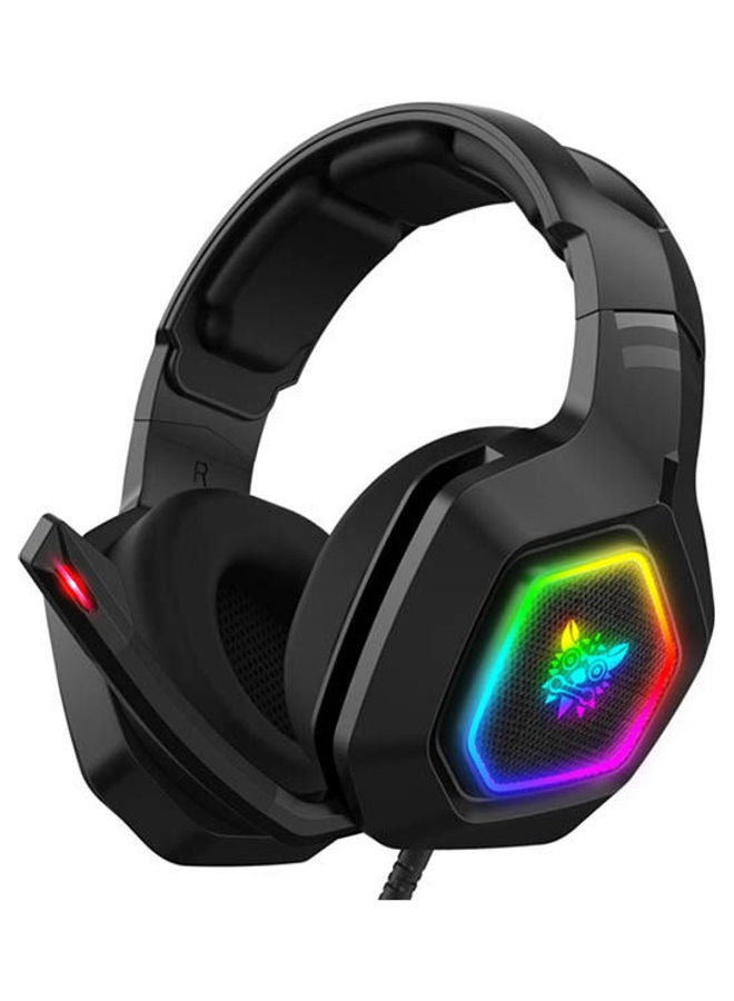 onikuma K10 Gameing Headphone Black - Image 1