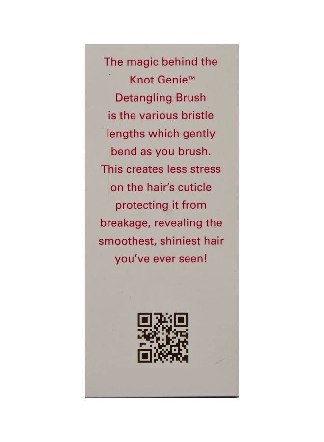 knot Genie Regular Hair Brush Pink Magic Glitter 12cm  - Image 3