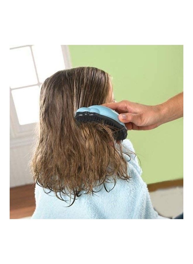 knot Genie Regular Hair Brush Leaves of Green 12cm  - Image 3
