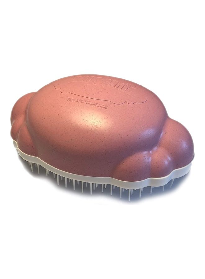 knot Genie Regular Hair Brush Pink Mother Earth 12cm  - Image 1