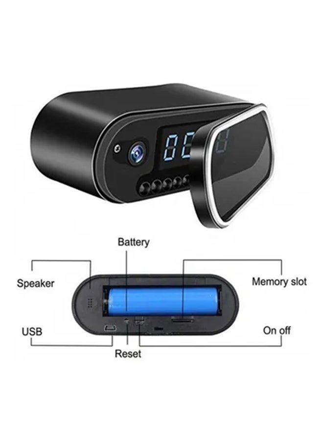 Generic - Wifi Digital Clock With Camera Black - Image 1