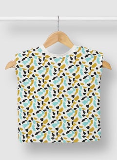 RAHA Girls Printed Casual Cotton Cool T-Shirt Green  - Image 2
