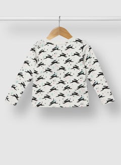 RAHA Trendy Long lasting Boys Printed T-Shirt Black  - Image 2