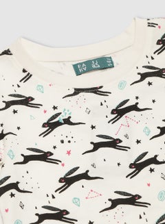 RAHA Trendy Long lasting Boys Printed T-Shirt Black  - Image 3