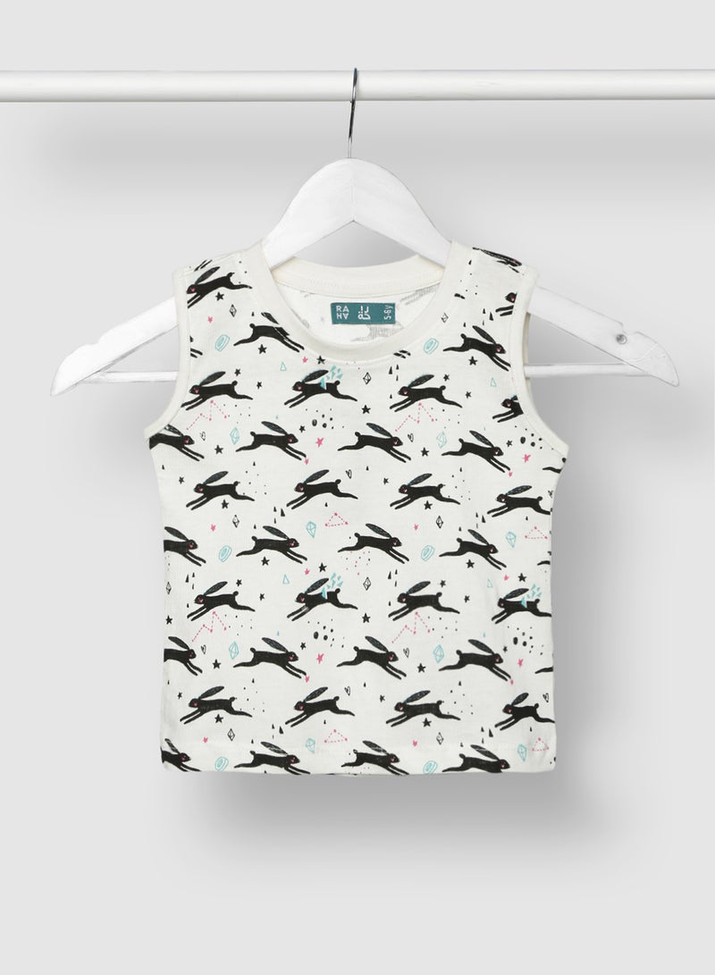 RAHA Boys Stylish Cotton  Printed T-Shirt Black  - Image 1