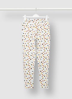 RAHA Boys Cotton Printed Sweatpants White/Red/Blue  - Image 2