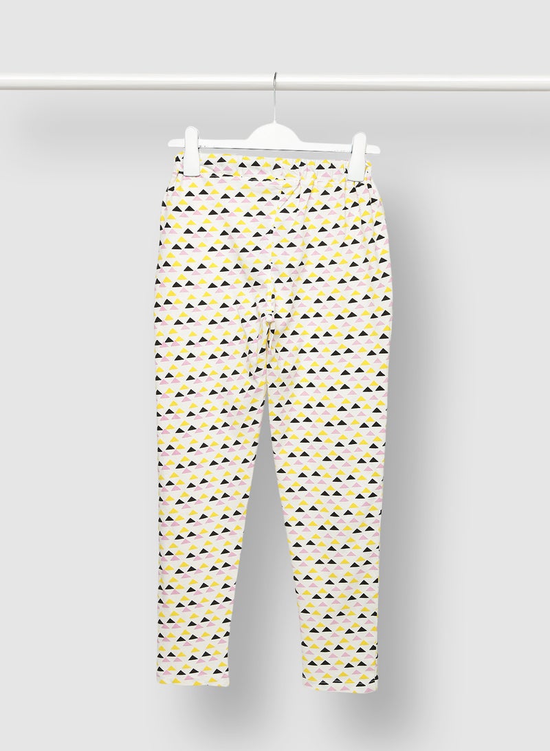 RAHA Boys Printed Casual Sweatpants Yellow  - Image 2
