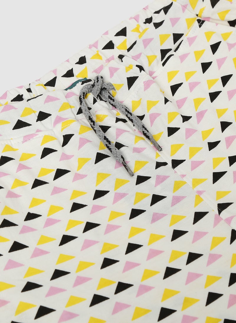 RAHA Boys Printed Casual Sweatpants Yellow  - Image 3