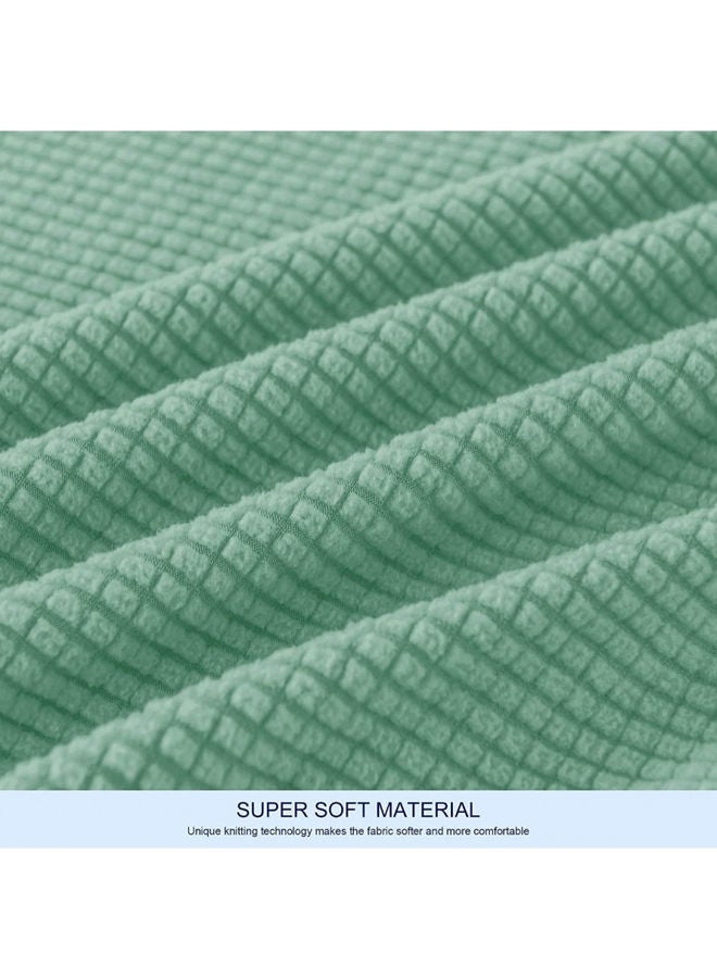 MTL Single Stretch Sofa Cover Green 90x140cm - Image 3