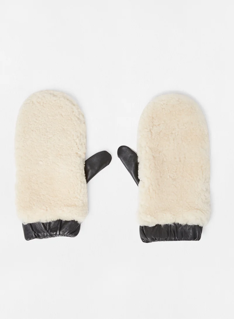 Ted Baker Shearling Mittens
