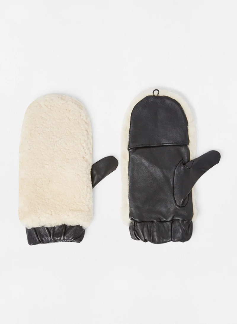 Ted Baker Shearling Mittens