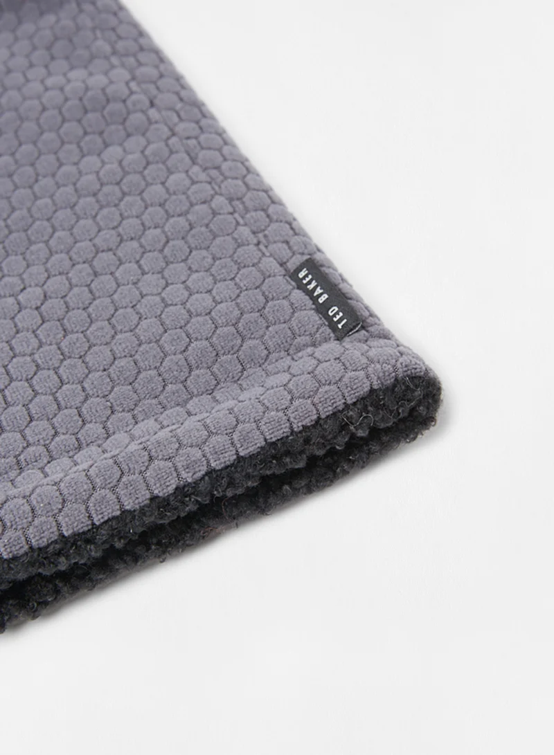 Ted Baker Buffer Foldaway Scarf Grey