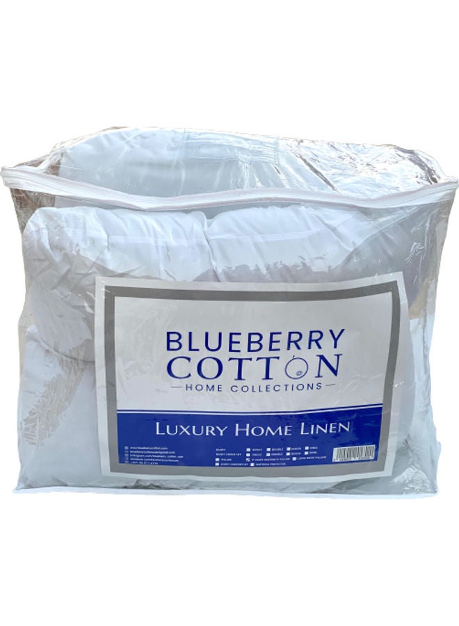 Blueberry - U Shaped Full Body Pillow cotton White 130x70cm - Image 1