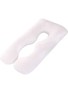 U Shaped Relaxing Pillow Cotton White 130x70cm - v1632234335/N50985335A_5