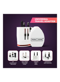 PARAJOHN Universal Travel Adapter White  - Image 2