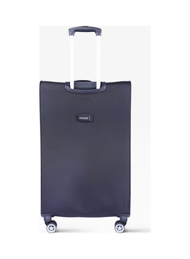 PARAJOHN - 3-Piece Softside Luggage Trolley Set Black - Image 1