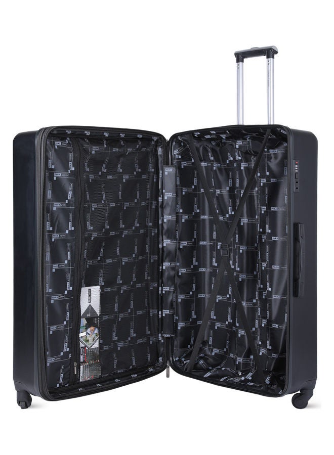 PARAJOHN - 4-Piece Hardside Trolley Luggage Set Black - Image 1