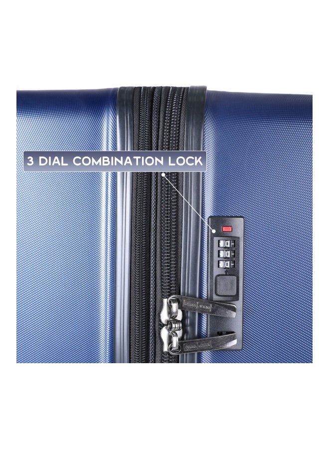 PARAJOHN - 4-Piece Hardside Luggage Trolley Set Blue - Image 1