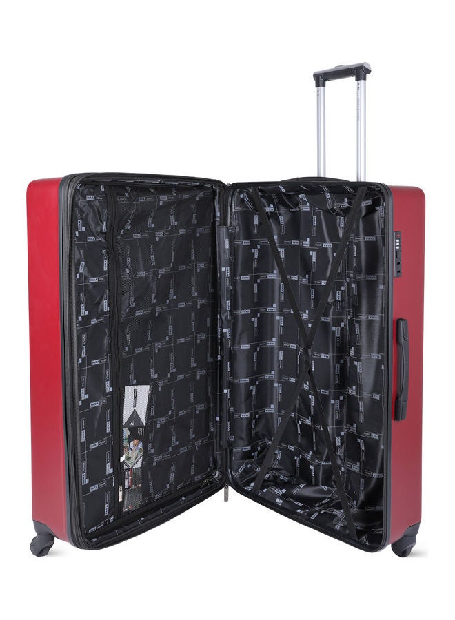 PARAJOHN - 4-Piece Hardside Luggage Trolley Set Red - Image 1
