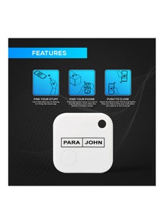 PARAJOHN Mini Luggage Security Smart Alarm Tag White  - Image 3