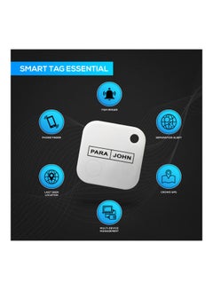 PARAJOHN Mini Luggage Security Smart Alarm Tag White  - Image 4