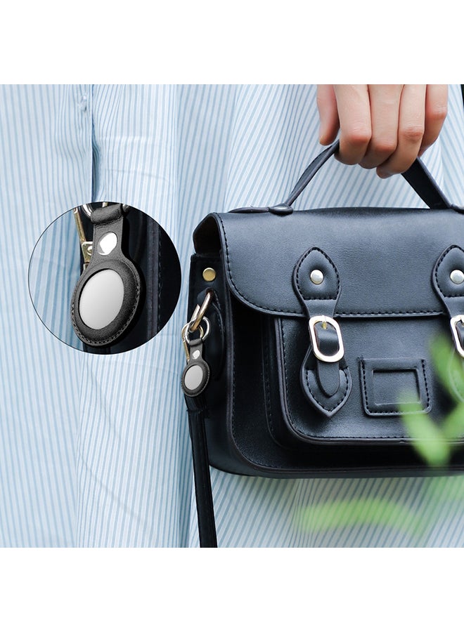 FITME - Leather Case for Apple AirTag Black - Image 1