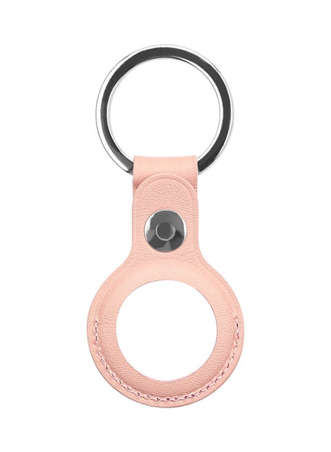 Leather Case for Apple AirTag Pink