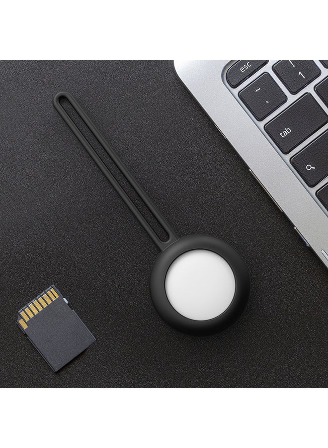 FITME 2-Piece Silicone Long Case Set for Apple AirTag Black/Beige  - Image 5