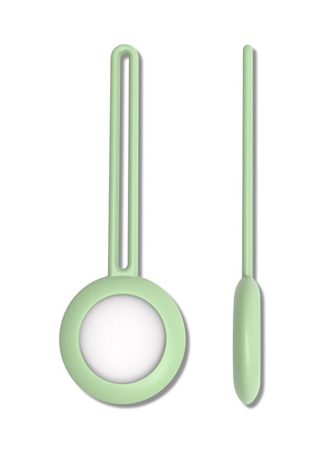 FITME 2-Piece Silicone Long Case Set for Apple AirTag Green/Beige  - Image 4