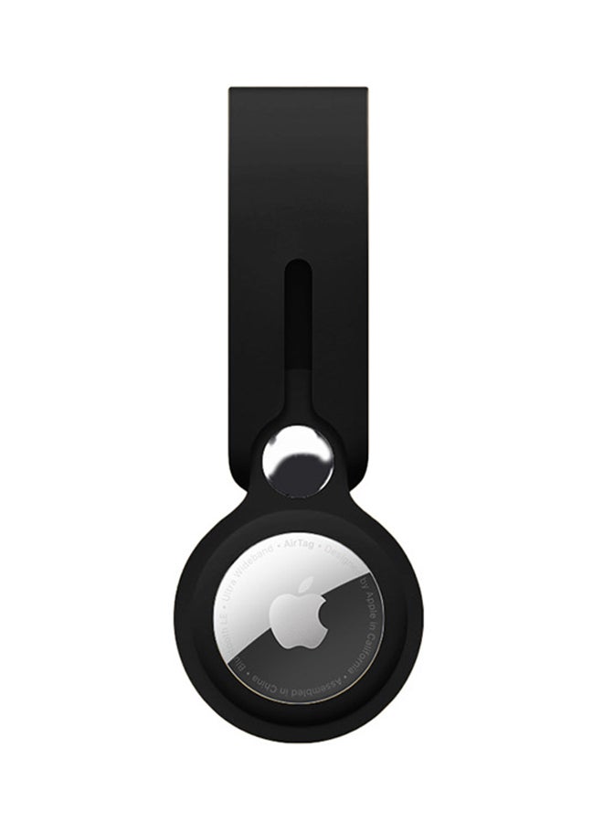 FITME 2-Piece Silicone Long Case Set for Apple AirTag Black/Orange  - Image 2