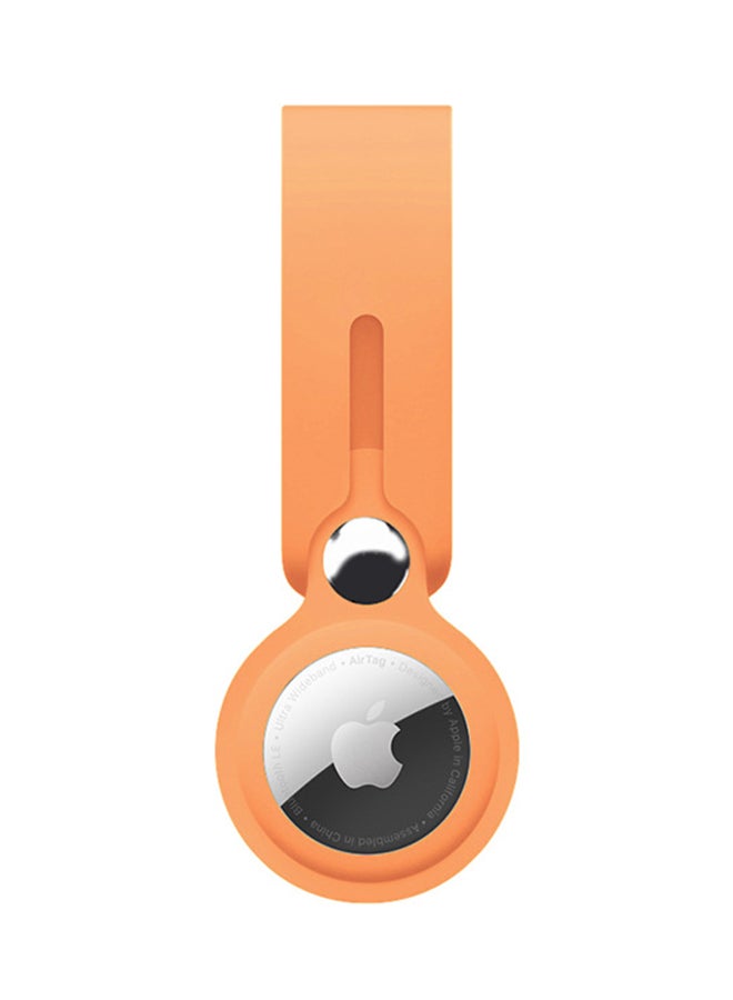 FITME 2-Piece Silicone Long Case Set for Apple AirTag Black/Orange  - Image 3