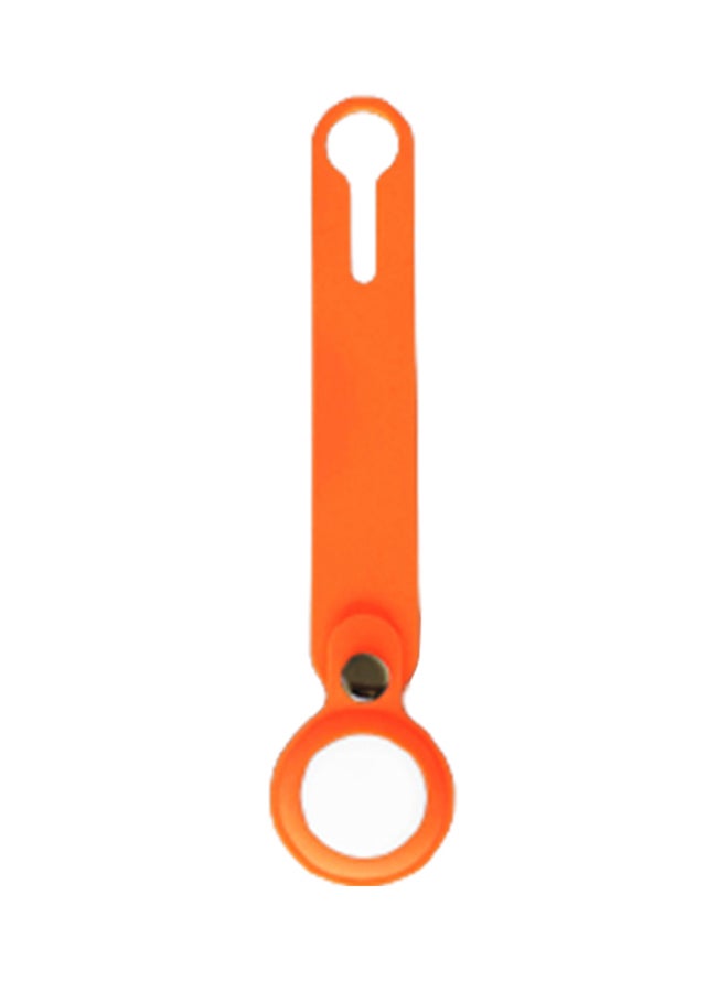 FITME 2-Piece Silicone Long Case Set for Apple AirTag Black/Orange  - Image 4