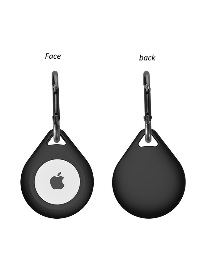 FITME - 2-Piece Silicone Case for Apple AirTag Black/Blue - Image 1