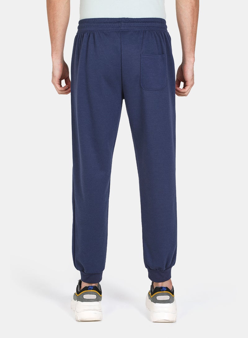 DRIP - Mid-Rise Drawstring Joggers Navy Blue - Image 1