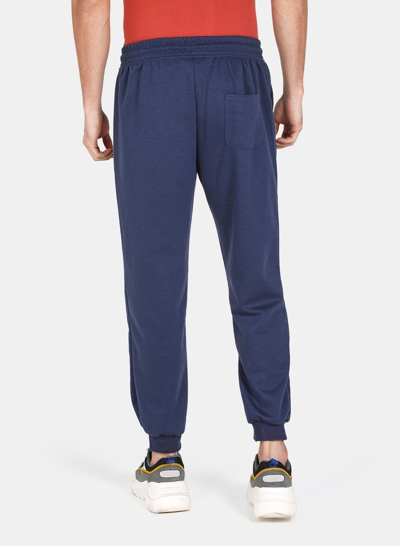 DRIP - Elasticated Drawstring Joggers Navy Blue - Image 1