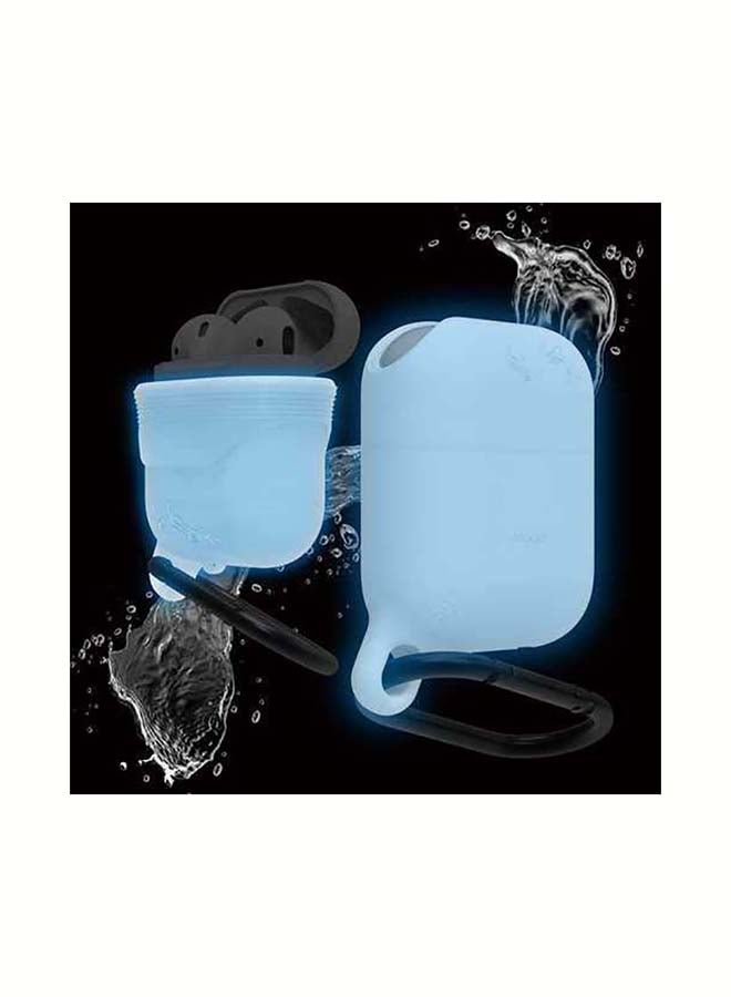 Elago AirPods Waterproof Hang Case Nightglow Blue - Image 1