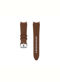 Replacement Hybrid Leather Band For Galaxy Watch 4 Classic 46mm Brown