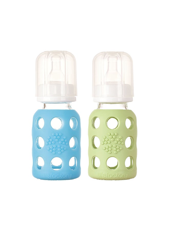 lifefactory Glass Baby Bottle With Silicone Sleeve 9oz  - Image 2